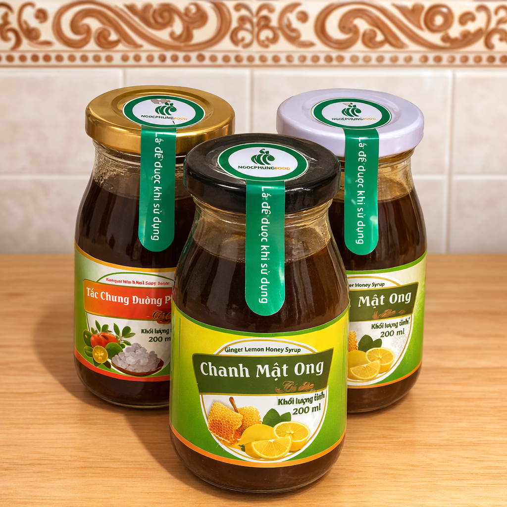 Siro Chanh Mật Ong & Tắc Chưng Đường